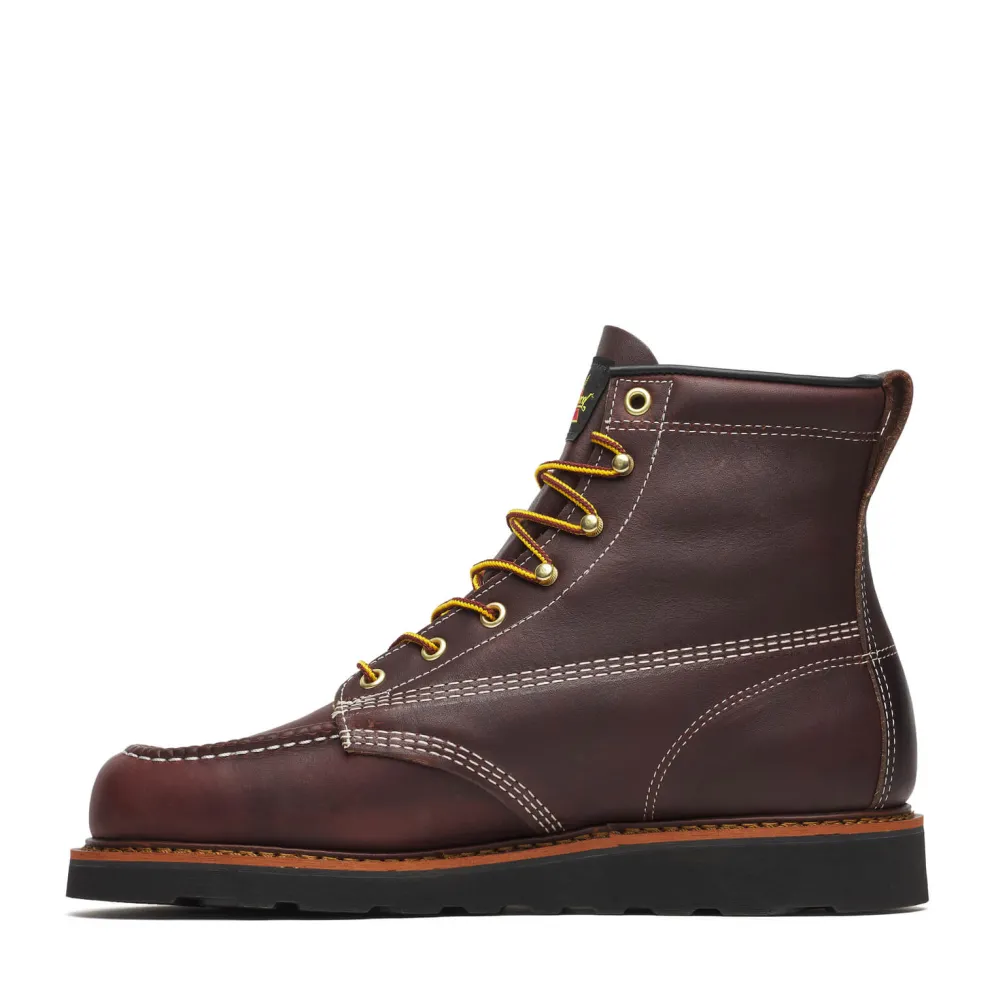 6" Black Walnut Black Wedge Moc Toe Boot 814-4266