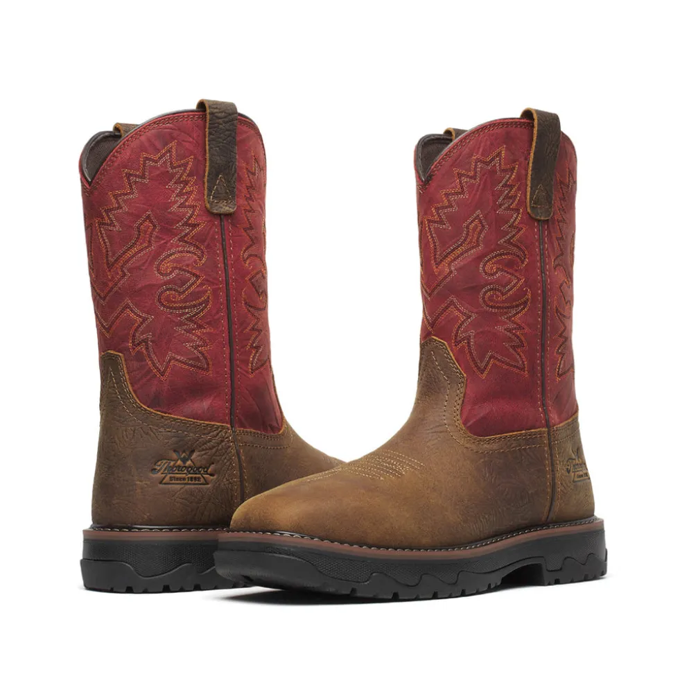 11" Buffalo Ridge Brown Scarlet Nano Square Toe Boot 804-4341