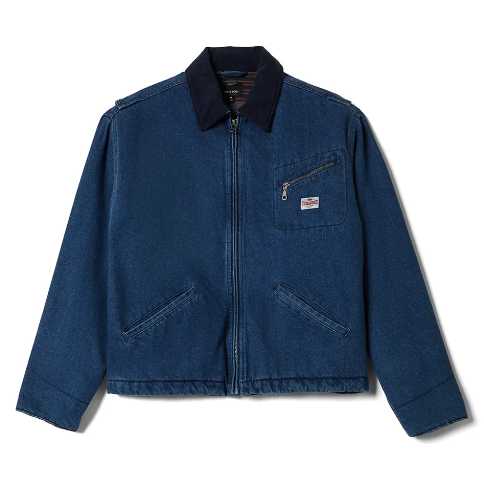 Altered Threads Lined Garage Jacket Medium Washed Denim