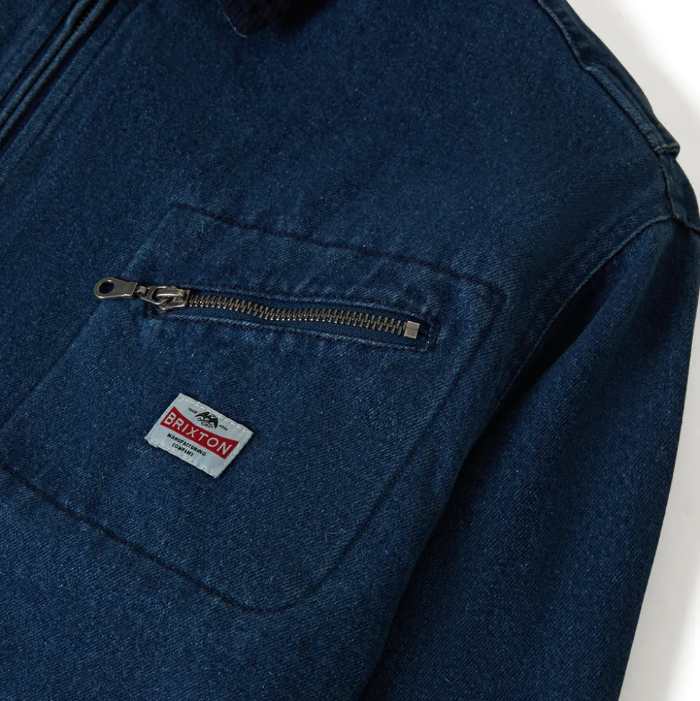 Altered Threads Lined Garage Jacket Medium Washed Denim