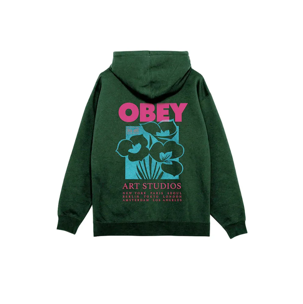 Art Studio Flower Hoodie Botanical Garden