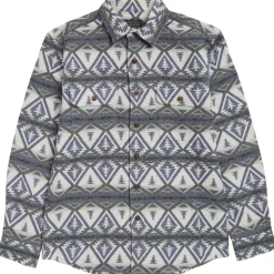Beach Shack Shirt Cedar Bluff-Green/Blue