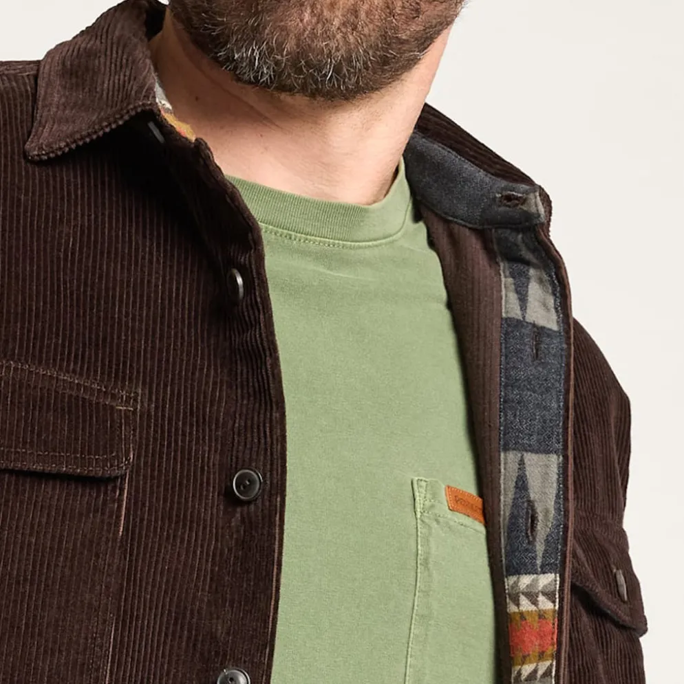 Belmont Corduroy Shirt Dark Brown