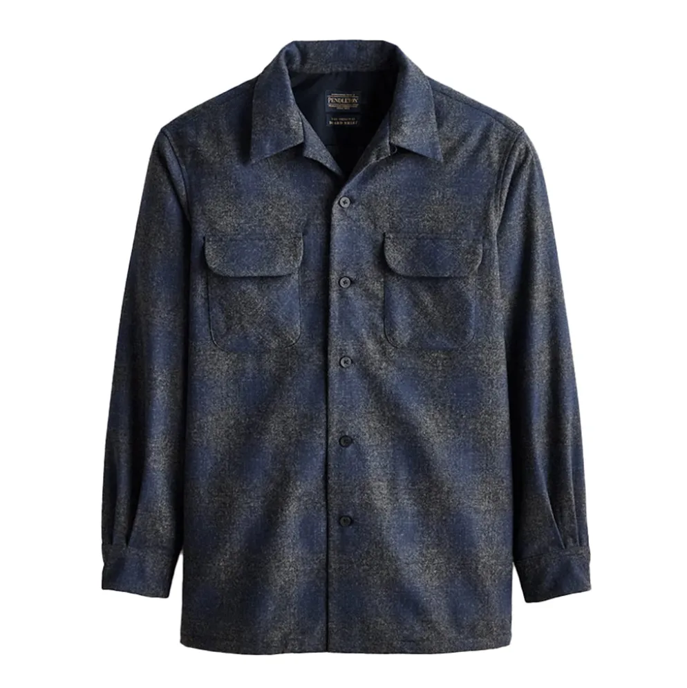 Big Boy Board Shirt Navy/Oxford Mix Ombre 24'