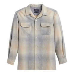Big Boy Board Shirt Tan/Grey Mix Ombre