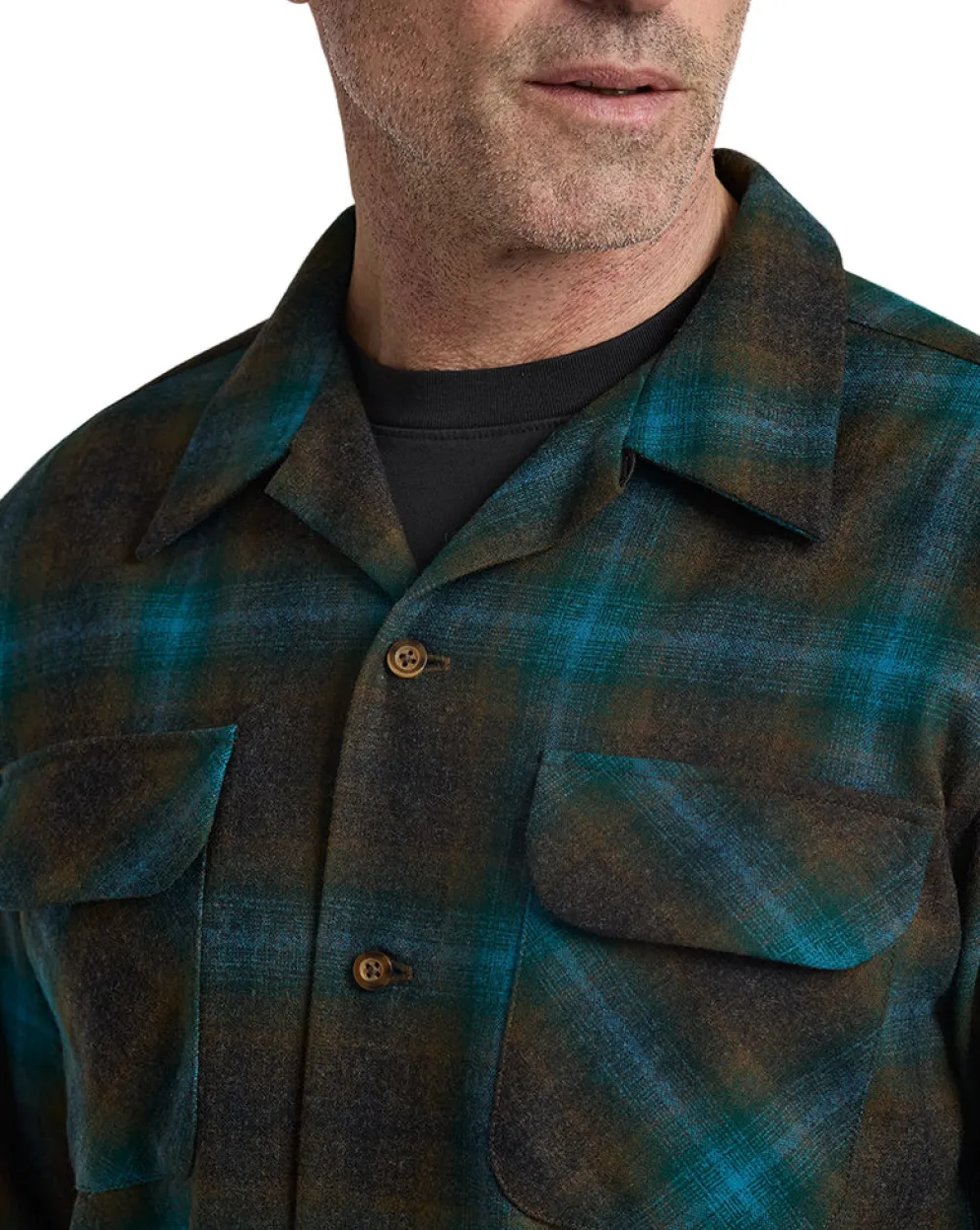 Big Boy Board Shirt Teal/Charcoal Ombre 25'