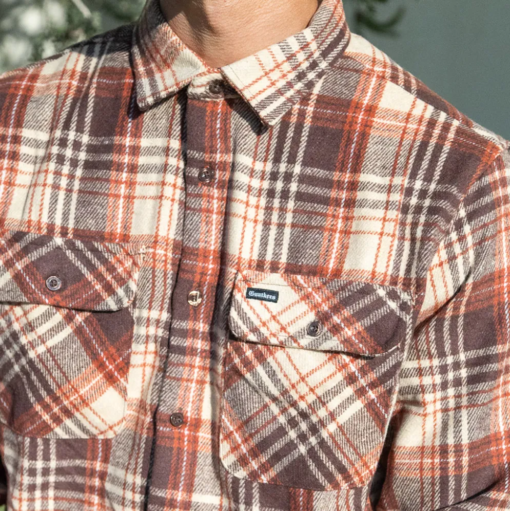 Birch Flannel Rust Plaid