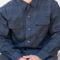 Board Shirt Black Shadow Plaid 25'