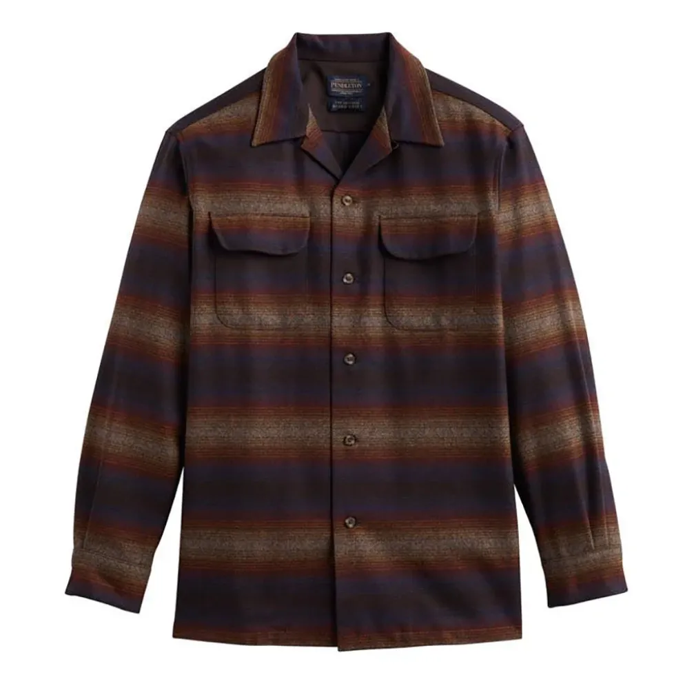 Board Shirt Brown Ombre/Multi Stripe Fall 23'