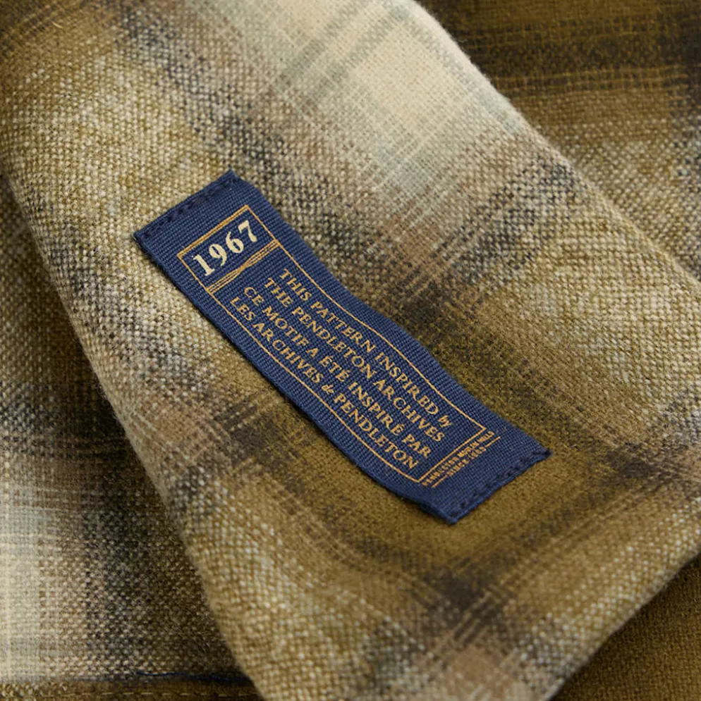 Board Shirt Olive Plaid 25'