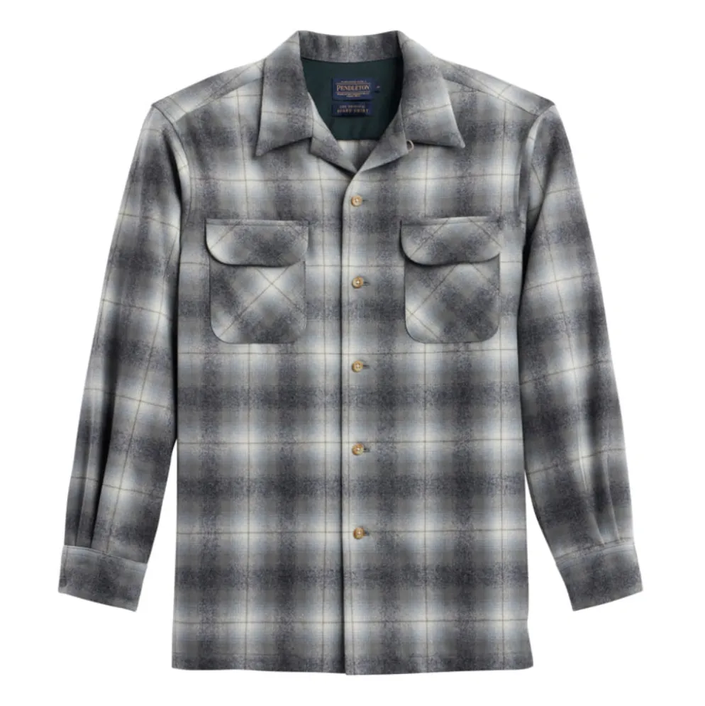 Board Shirt Oxford Mix/Green Ombre
