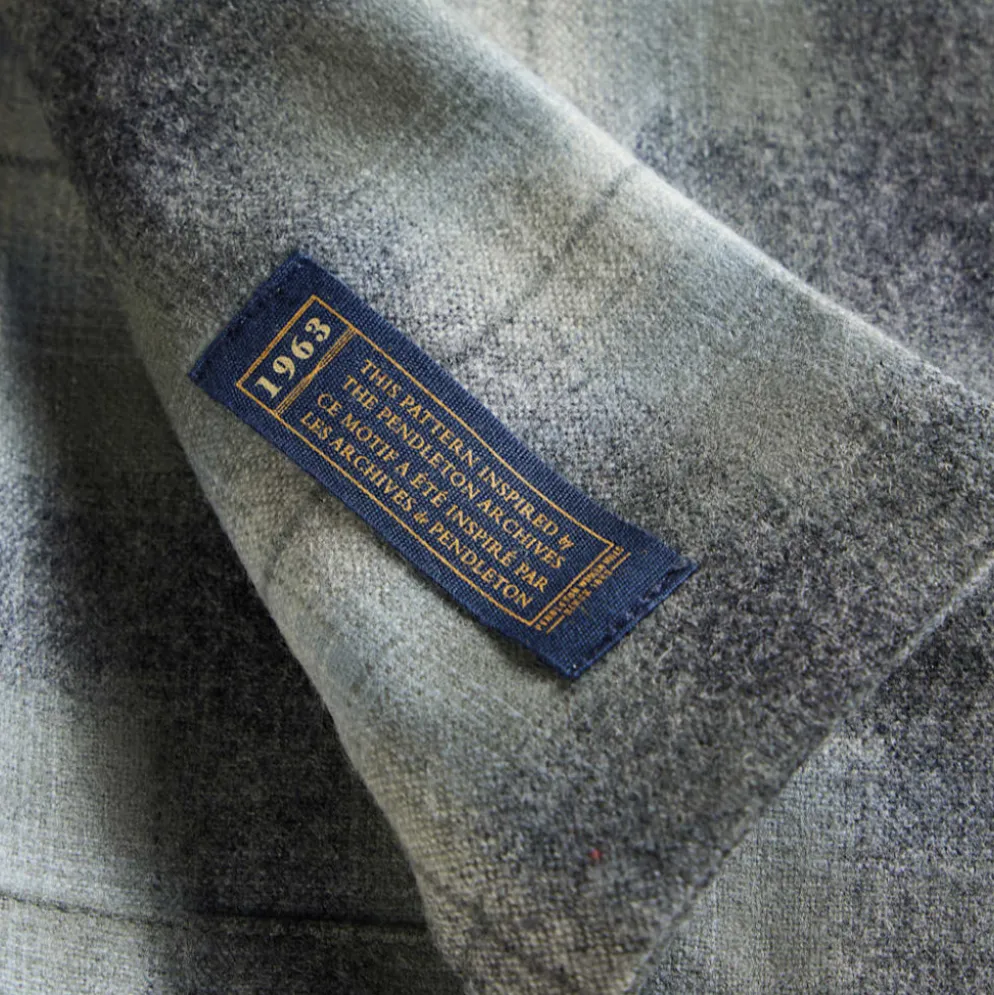 Board Shirt Oxford Mix/Green Ombre