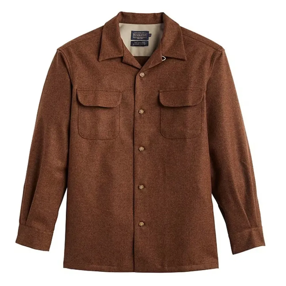 Board Shirt Rust Solid Fall 23'