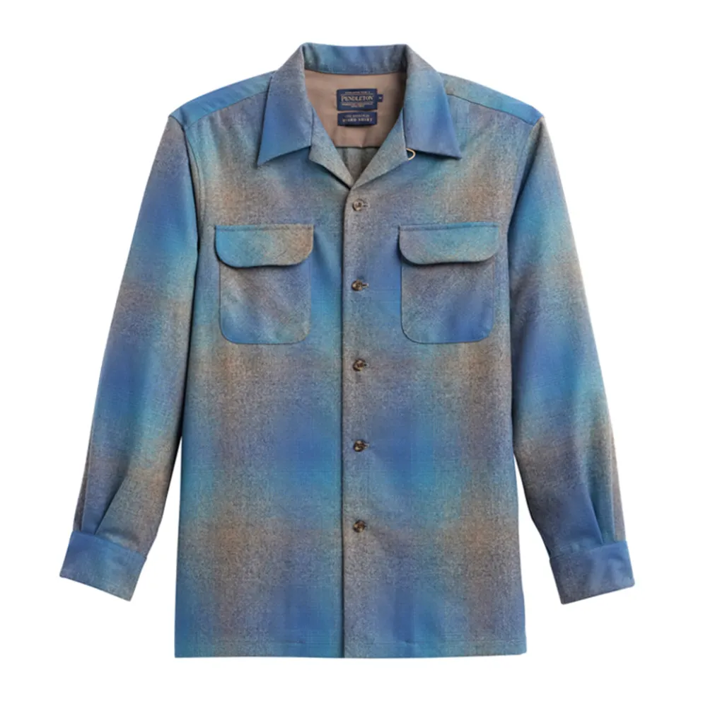 Board Shirt Tall Blue Multi/Taupe Mix Ombre 25'
