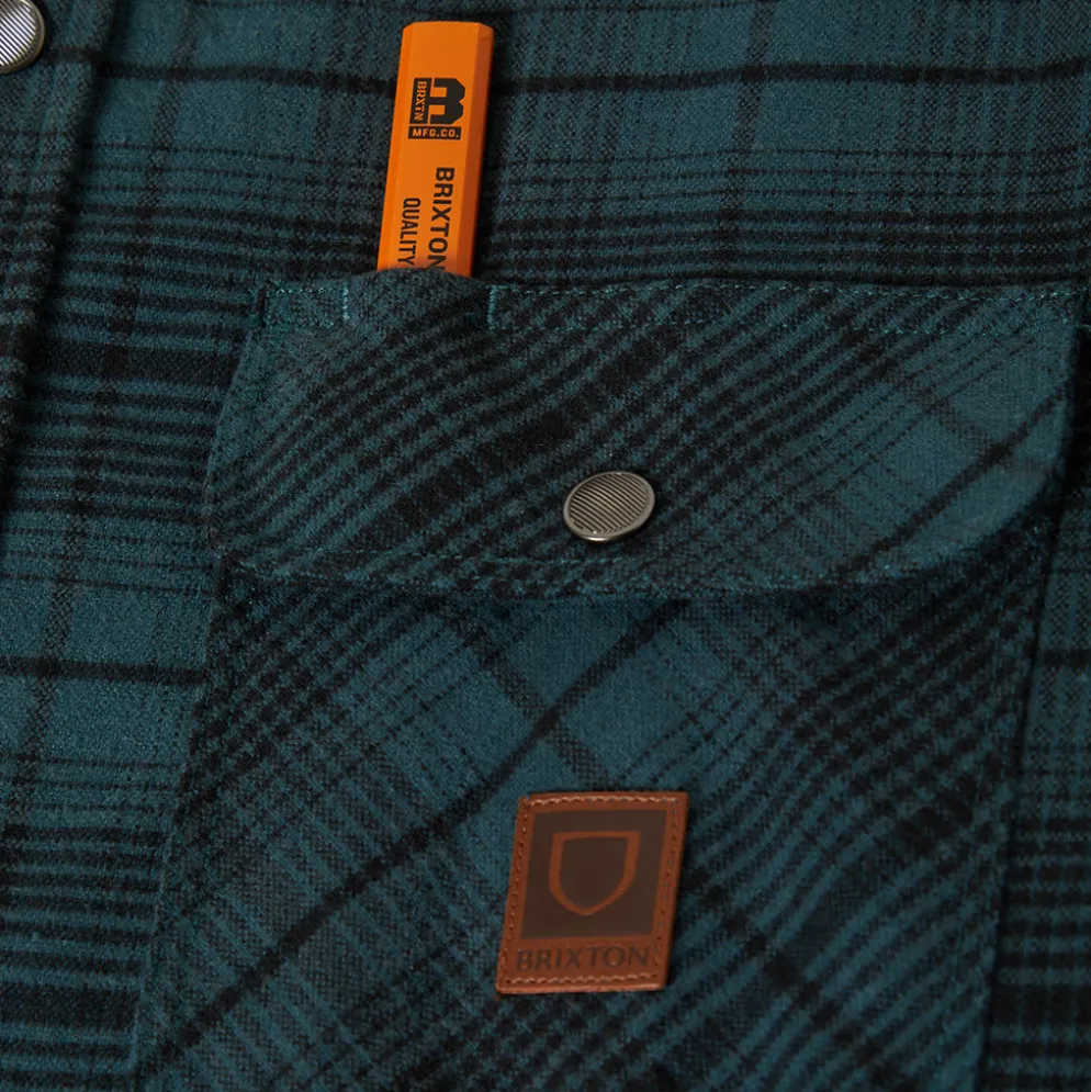 Builders Bowery Performance Flannel Night Sage/Black