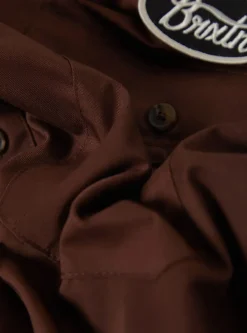 Builders Olson S/S Woven Chocolate