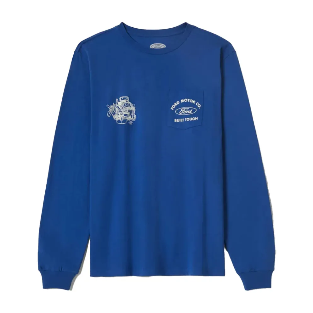 Built Tough L/S Standard Tee Ford Blue