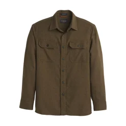 Burnside Flannel Shirt Forest Green Heather