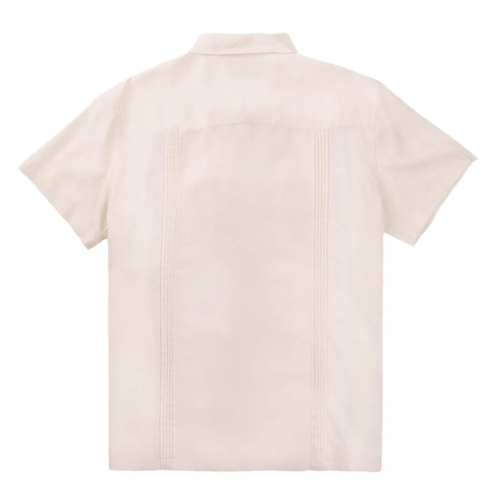 Caballero Guayabera Vintage White