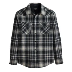 Canyon Shirt Grey/Tan Ombre Check 24'