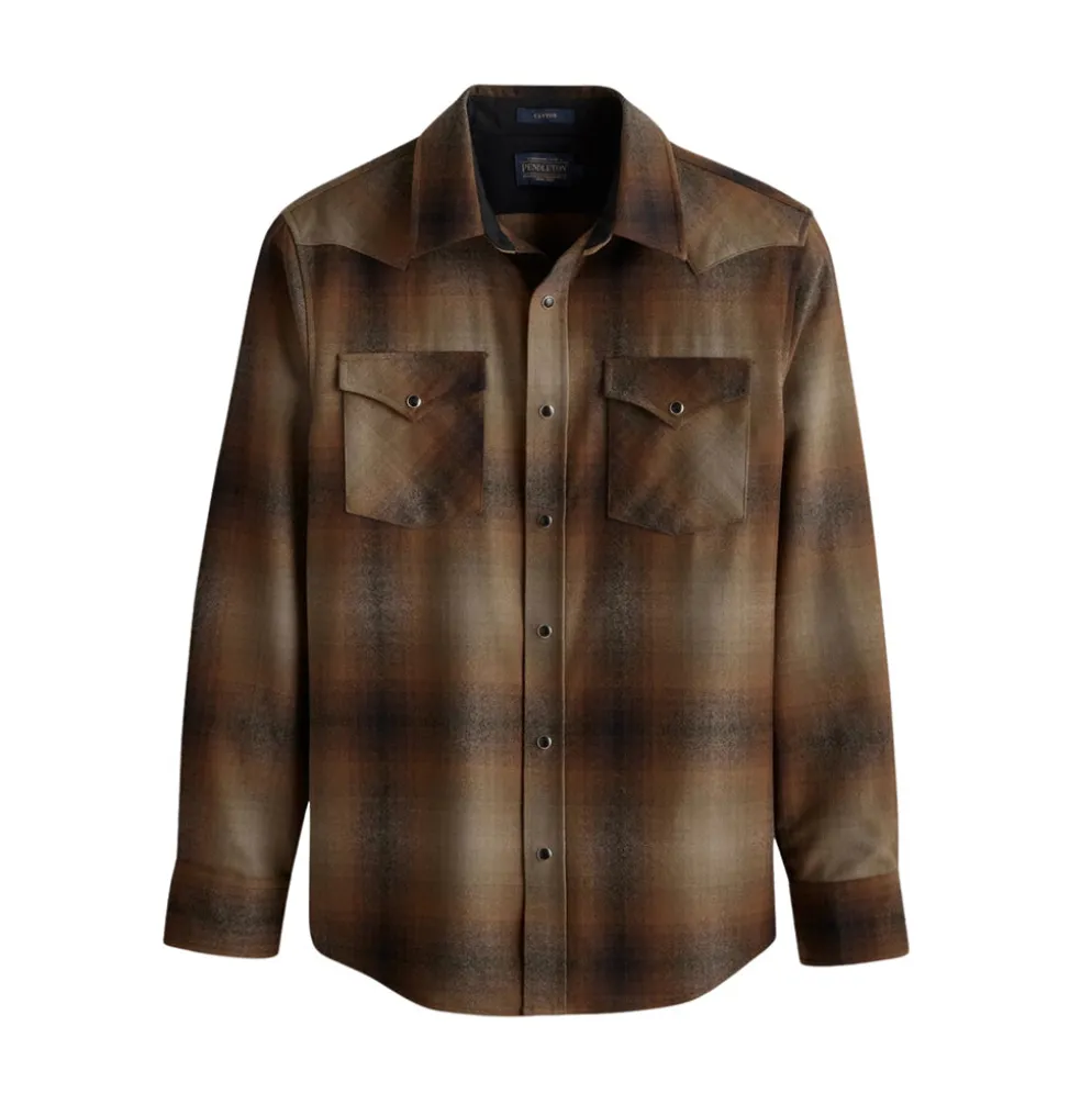 Canyon Shirt Olive/Brown Ombre 24'