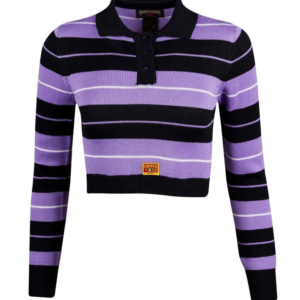 Charlie Brown Crop Top L/S