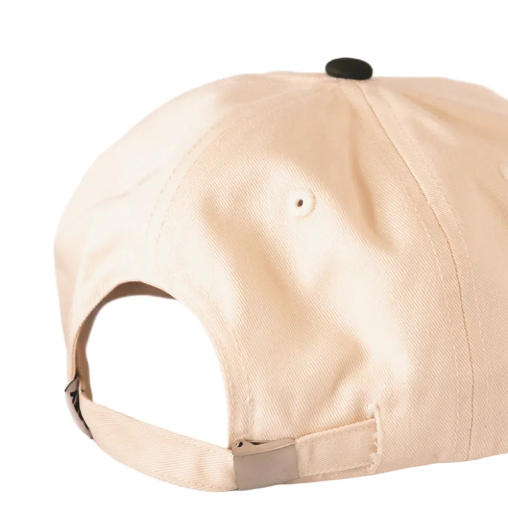 Collegiate 6 Panel Snapback Black