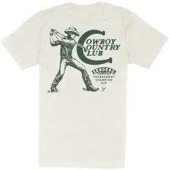 Cowboy Country Club Tee Vintage White