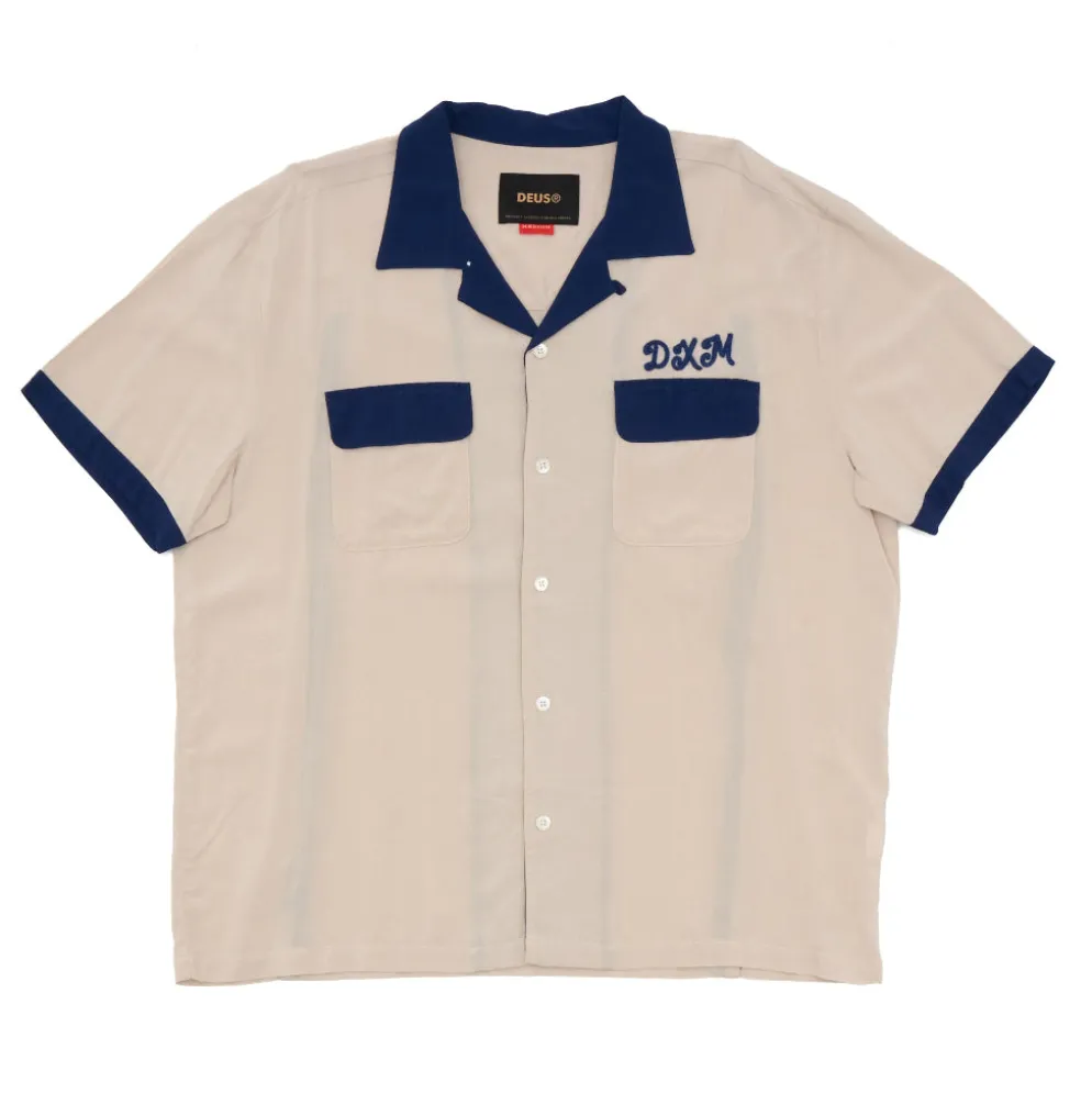 Diablo Bowling Shirt Dirty White