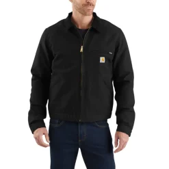 Duck Blanket-Lined Detroit Jacket Black