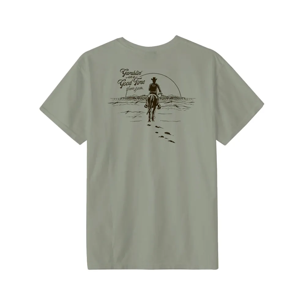 Gamblin' Tee Oil Green