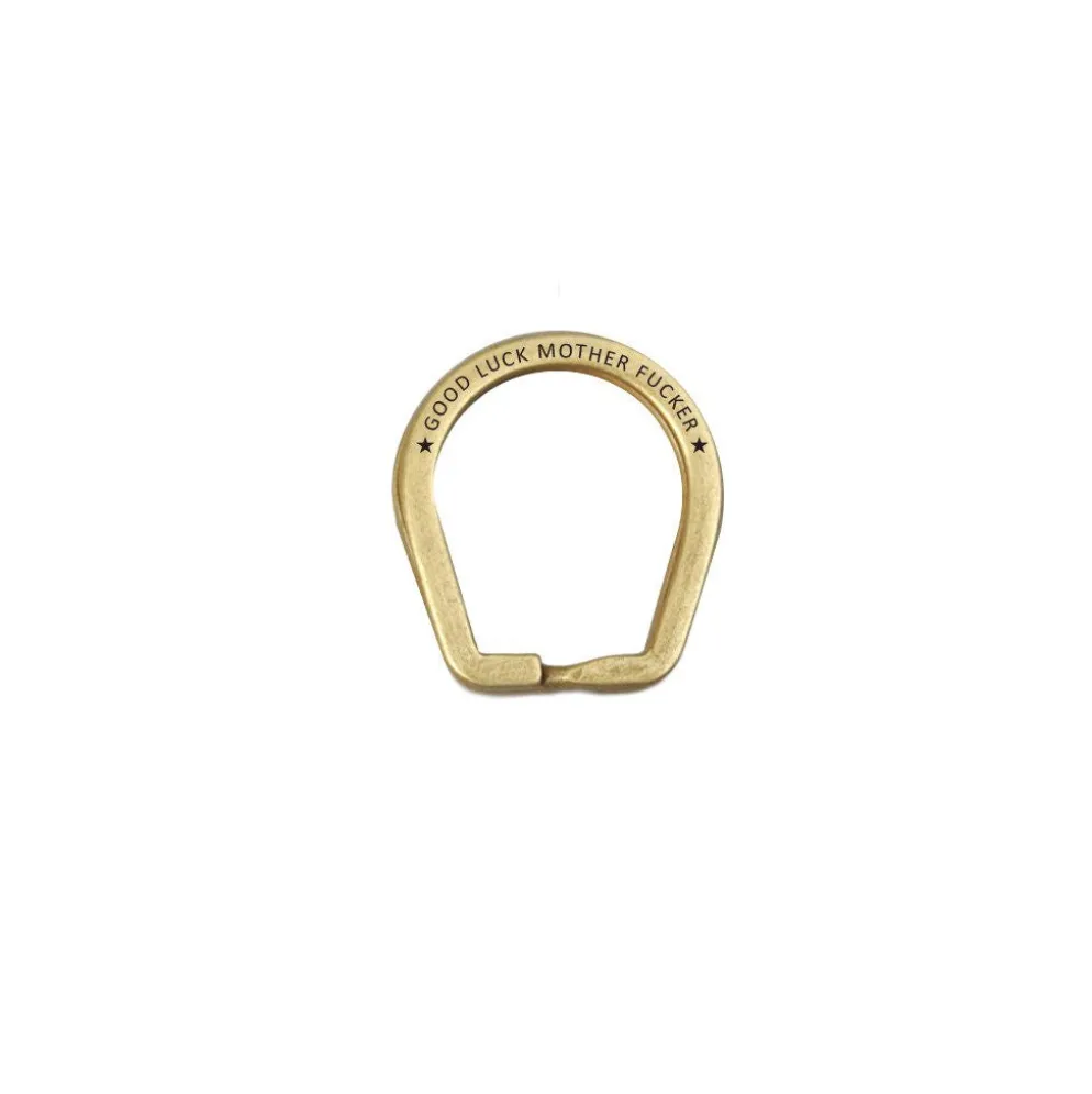 Good Luck Split Ring Key Fob