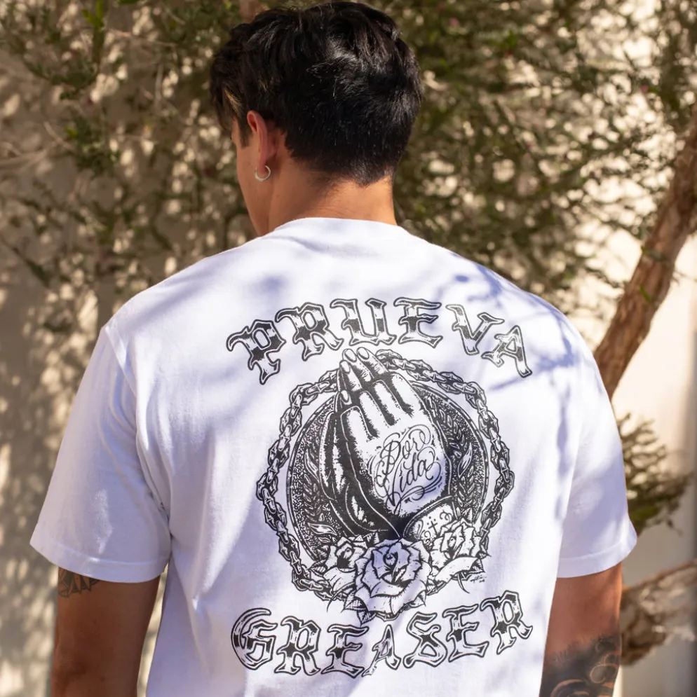 Greaser X Prueva Tee White