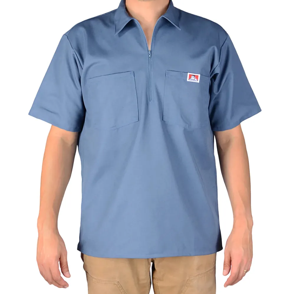 Half Zip Blue Steel