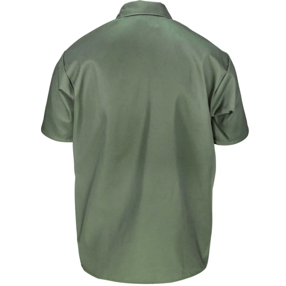 Half Zip Short Sleeve Olive