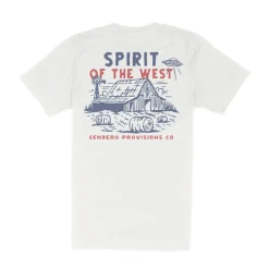 High Plains Tee Vintage White