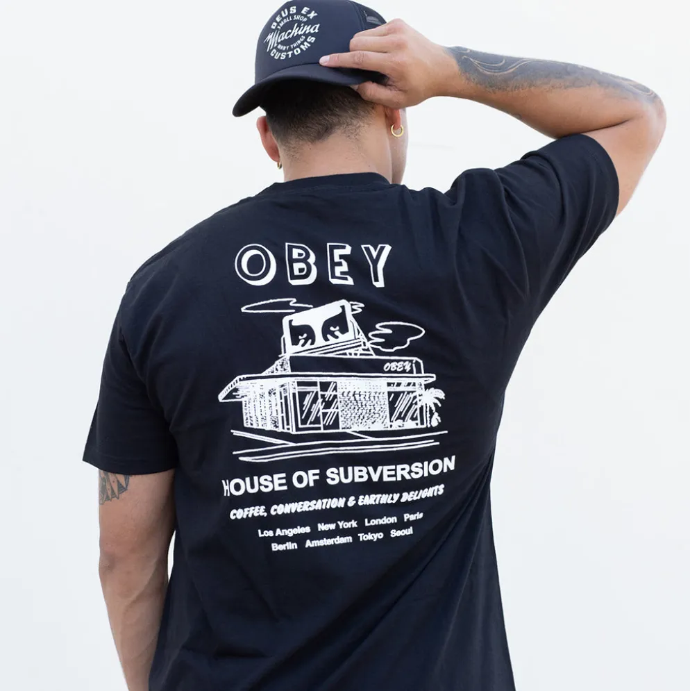 House of Subversion Tee Black