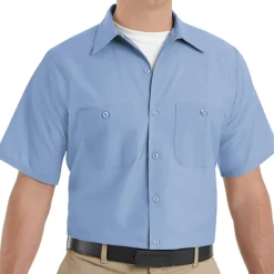 Industrial Work Shirt Light Blue