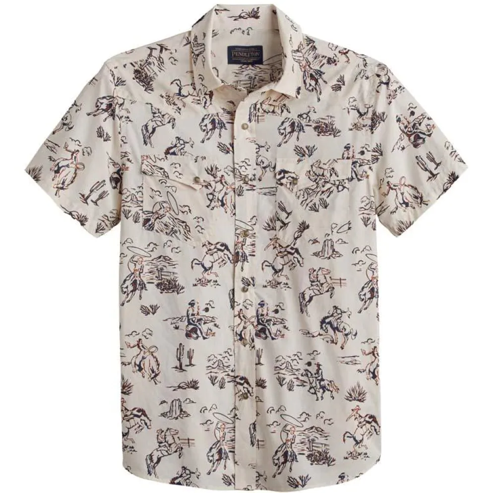 Laramie Shirt S/S Ivory Lariat 23'