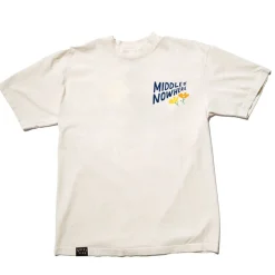 Lonely Palm Middle of Nowhere Tee Cream