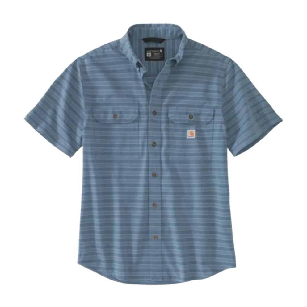 Midweight S/S Plaid Shirt Blue