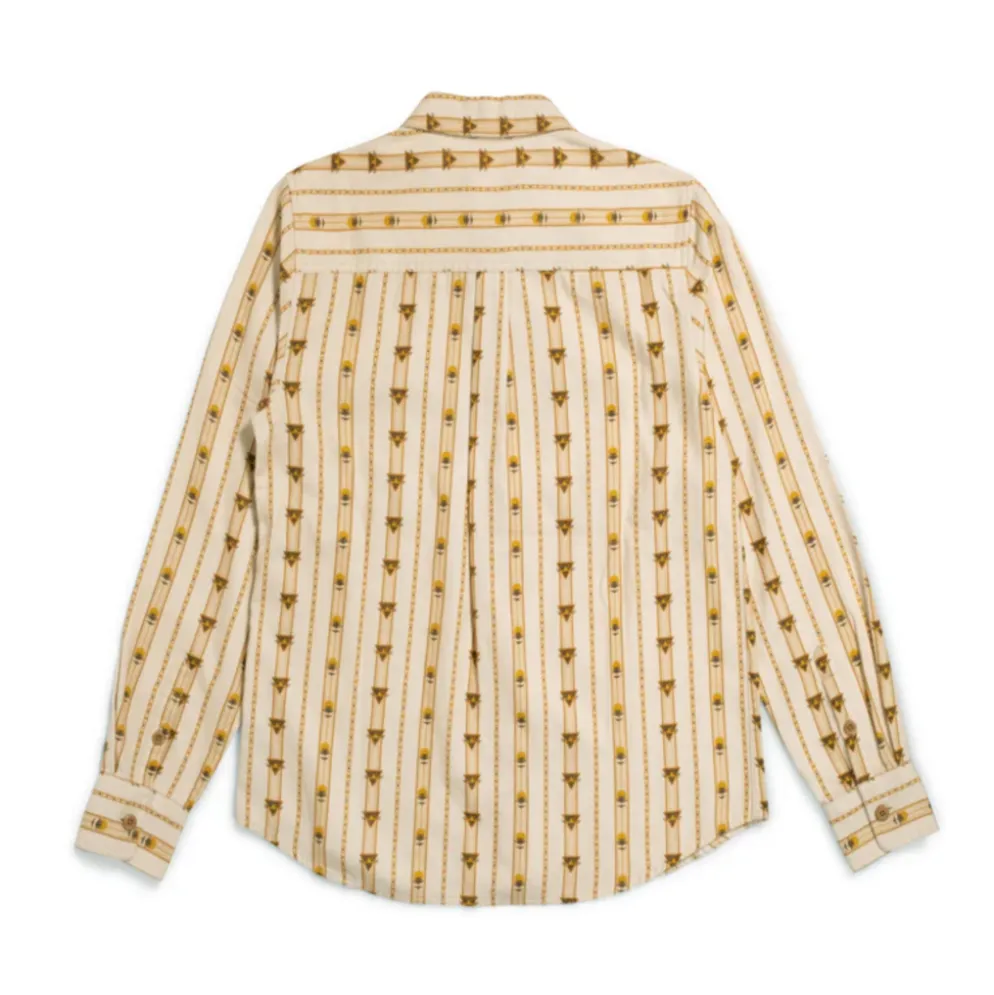 Mountain Shirt L/S Mountain Angle Bone White