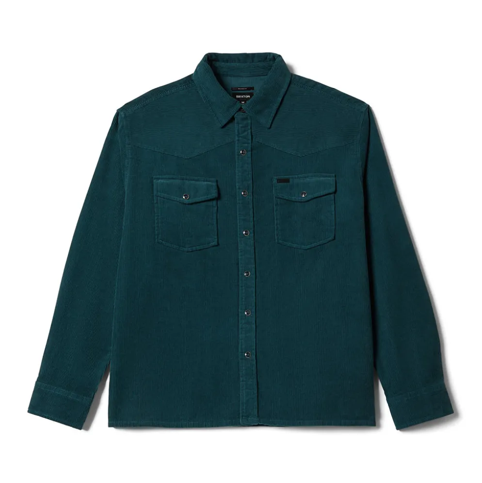 New West Relaxed Overshirt Night Sage Corduroy