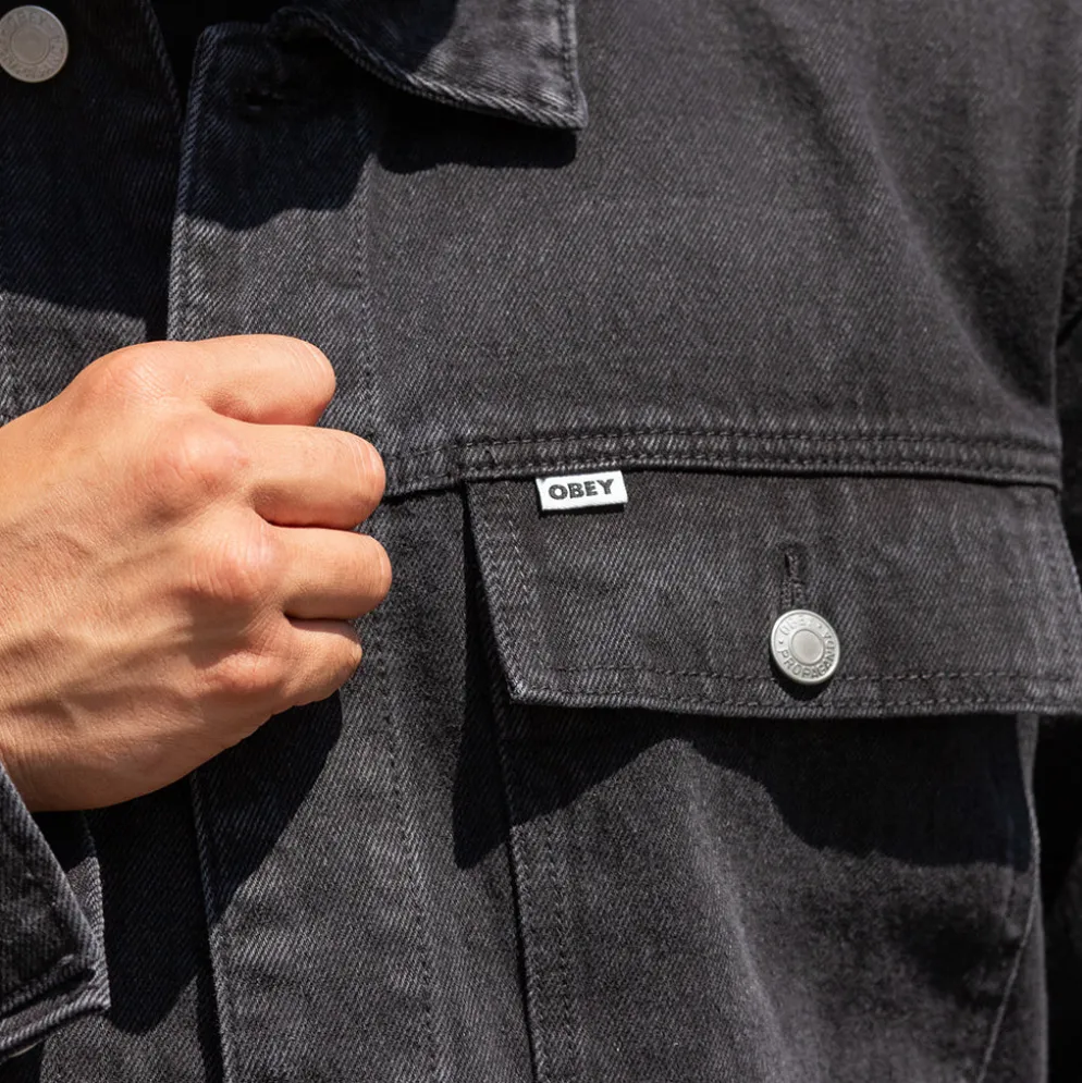 Opena Jacket Faded Black