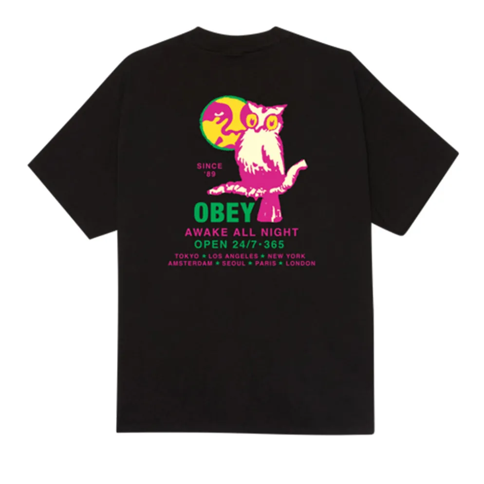Owl Tee Black