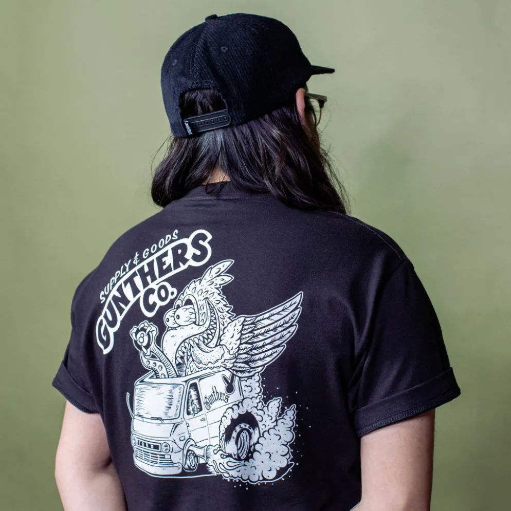 Parrot Hot Rod Tee Black