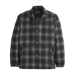 Quilted Coaches Jacket Oxford Mix Ombre