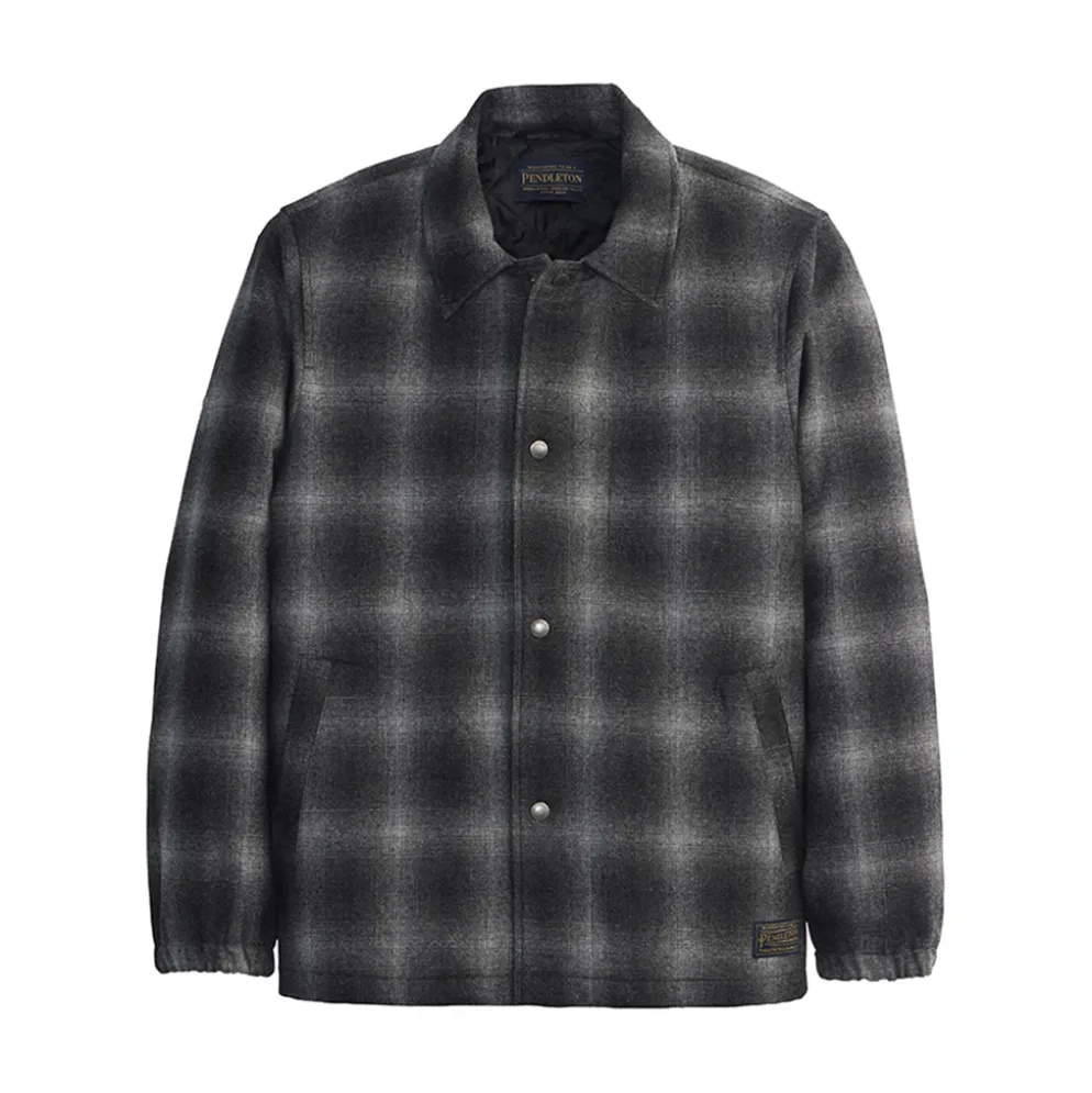 Quilted Coaches Jacket Oxford Mix Ombre