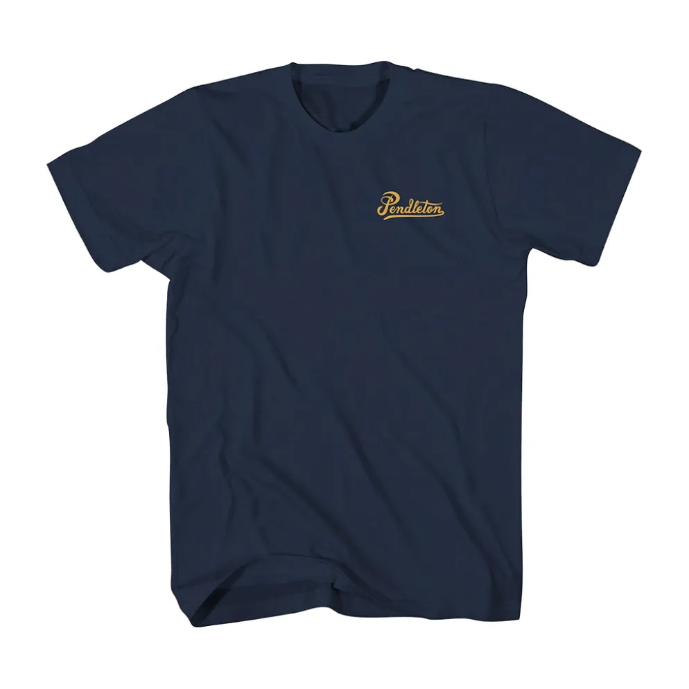Rancho Graphic Tee Navy/Gold