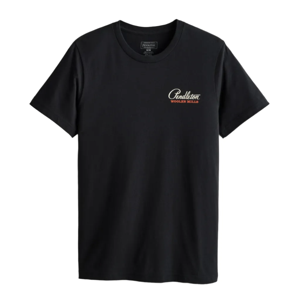 Retro Logo Graphic Tee Vintage Black/Multi